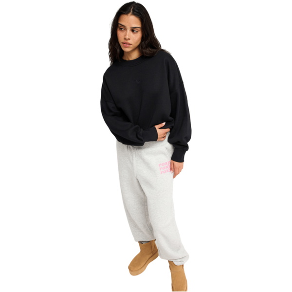 2026 Roxy Womens Solar Rush Relaxed Sweatshirt ERJFT05138 - Anthracite